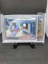 2015 Topps Platinum Pulsar /50 Ameer Abdullah Rookie Patch Auto BGS 9.5/10 Auto