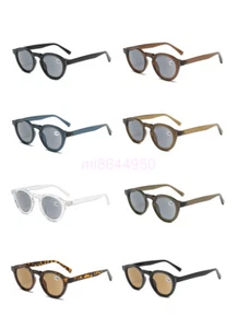 Unisex Magnifying Round Fashion Tinted Sunglasses Reading Glasses +1.0 -4.0 - Picture 1 of 22