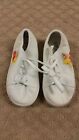 White Winnie the Pooh Sneakers Tennis Shoes Size 9.5  Canvas (S4/A17)