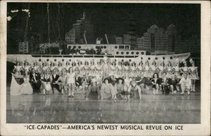 Eiskapaden, Musical, Atlantic City Auditorium, Besetzung, 1940, NJ New Jersey Postkarte - Bild 1 von 2