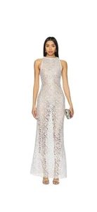 Neu mit Etikett Gwendolyn Kleid in Silber Größe Xsmall - Bild 1 von 4