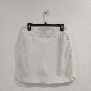 Charter Club White Stretch Skort, Size Small - Picture 1 of 5