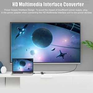 Computer Adapter HD Multimedia Interface To HD Multimedia Interface VGA 4K P NEW - Afbeelding 1 van 12