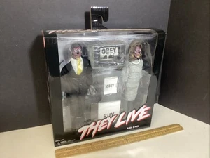 NECA They Live Retro Clothed Alien 8 inch Action Figure - 2 Pack - Picture 1 of 14