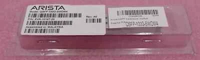 NEW Arista 100Gbps MMF 100m QSFP Transceiver Module QSFP-100G-SWDM4 XVR-10167-20 - Image 1 of 4