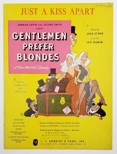 Partituras Just A Kiss Apart de Gentlemen Prefer Blonds Al Hirshfeld portada - Imagen 1 de 3