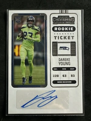 2022 Panini Contenders - Rookie Ticket #255 Dareke Young (AU, RC) - Image 1 of 3