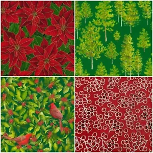 Robert Kaufman Christmas Quilting & Crafting Fat Quarters Fabrics ๐ฒ๐ฒ๐ฒ - Picture 1 of 5