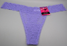 Maidenform THONG 2XL (9) Purple Luxurious Lace Panties Underwear