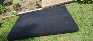 futon sofa bed with wood frame - Picture 1 of 4