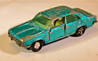 Majorette Chrysler Saloon 180 208 Metallic Blue Toy Car Vintage 1970 Early