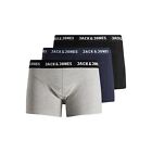 Mens Jack & Jones Trunks Boxer Shorts/Boxers 3 Pairs Underwear Size S-XXL