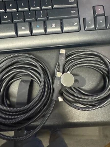 2x Belkin BoostCharge Pro Flex USB-C To USB-C Connector Cable + Strap 10FT - Photo 1 sur 2