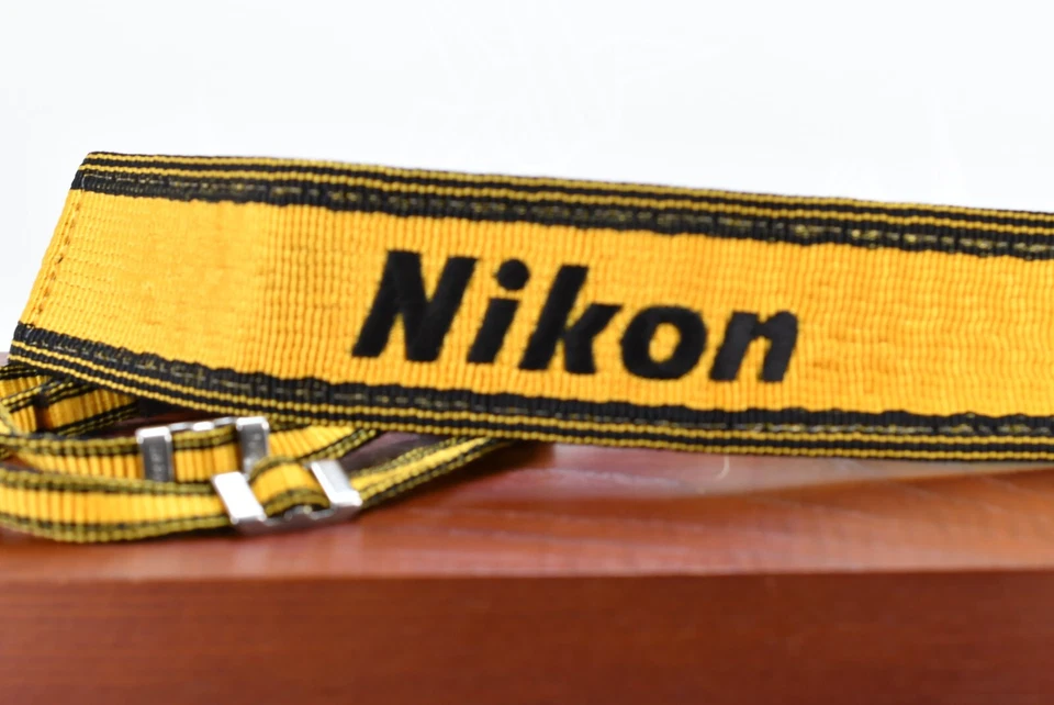 🌸[Excelente COMO NUEVA] Correa ancha para el cuello de nailon Nikon AN-6Y hebilla de metal de 1,77 pulgadas para F3 JAPÓN Foto 1 de 4
