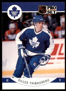 Gilles Thibaudeau 1990-91 Pro Set #290 Toronto Maple Leafs