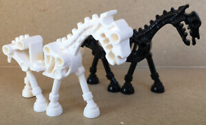 LEGO® Skeletal Skelettpferd 59228 weiß schwarz glow in the dark Skeleton Horse