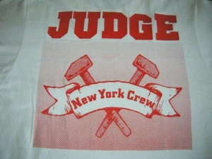 JUDGE New York Crew - Schism Records - EXTREMELY RARE T-SHIRT Size L - Foto 1 di 6