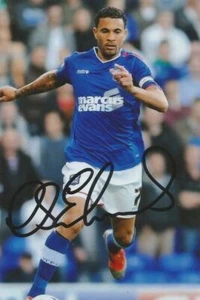 IPSWICH: CARLOS EDWARDS SIGNED 6x4 ACTION PHOTO+COA - Picture 1 of 1