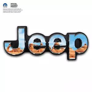 Jeep Emblem Overlay Decals - Moab Landscape - Picture 1 of 9
