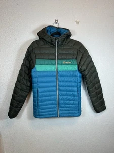 Chaqueta con capucha Cotopaxi Fuego Deep Ocean y azul mineral para hombre XS - Imagen 1 de 10