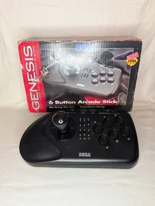 Sega Genesis 6 Button Arcade Stick with Box - Picture 1 of 14
