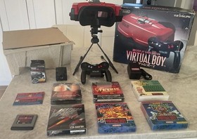 Nintendo Virtual Boy Console Boxed Bundle (Both Lens Soldered) *Please Read*