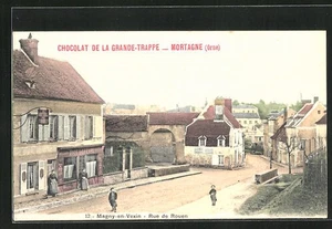 CPA Magny-en-Vexin, Rue de Rouen - Picture 1 of 2