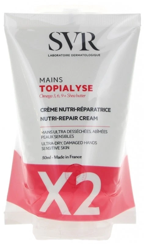SVR Topialyse Crème Nutri-Réparatrice Mains Lot de 2 x 50 ml - Immagine 1 di 1
