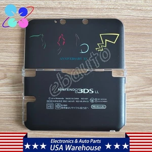 Front & Back Protective Shell Cover Case For Old Nintendo 3DS XL/LL Black - Picture 1 of 9