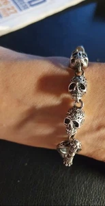 Skull/Totenkopf Designer-Armband - Bild 1 von 9
