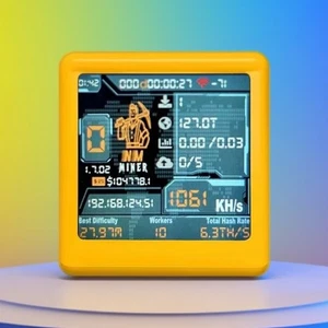 Miner Smart TV 1000KH/s Fast Nerdminer v2 ESP32 BTC SOLO Lotteria Miner Fortuna - Foto 1 di 10