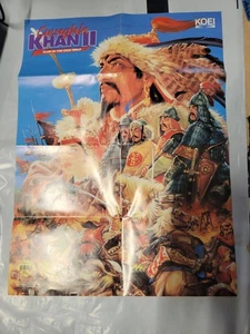 Genghis Khan II Sega Genesis Poster Only - Picture 1 of 3