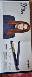 BaByliss Midnight Luxe 235 Hair Straightener Blue - Picture 1 of 2