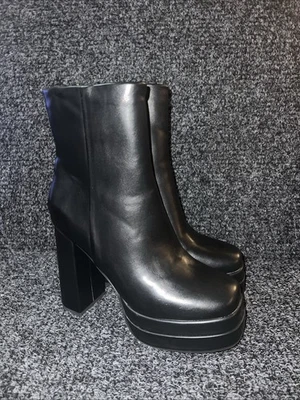 Women's Dream Pairs Platform  Ankle Boots Chunky High Heels Square Toe Size 8.5 - Image 1 of 4