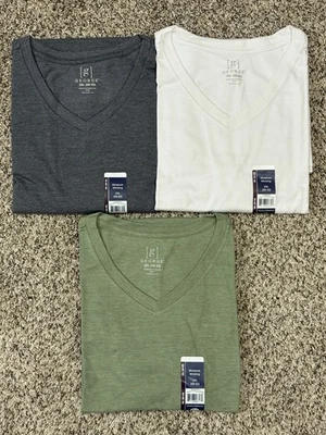 Nuevo PACK de 3 camisetas George para hombre cuello en V camiseta absorbente de humedad talla 50-52 2XL (G5) Foto 1 de 4