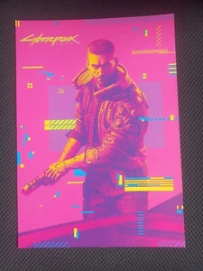 New CYBERPUNK 2077 Art Card Poster 30cm x 21cm Official PS4, Xbox One, PC Merch - Picture 1 of 2