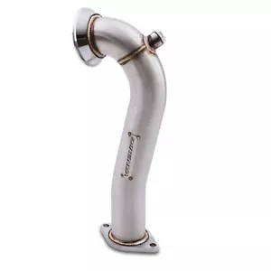 DIRENZA GEBÜRSTETER AUSPUFF VORNE DOWNPIPE FÜR FIAT 500 595 695 ABARTH 1.4 GARRETT - Bild 1 von 12