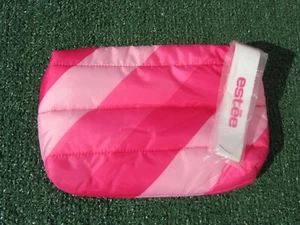 Brand New Estee Lauder Pink Puffer Style Recycled Make Up Bag Pouch - Picture 1 of 7