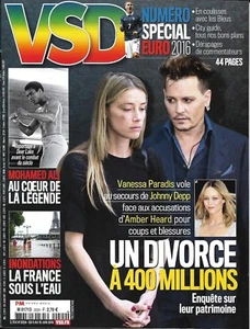 VSD N°2024 9 JUIN 2016 DEPP, HEARD & PARADIS/ SPECIAL EURO 2016/ ALI/ LES BLEUS - Foto 1 di 1