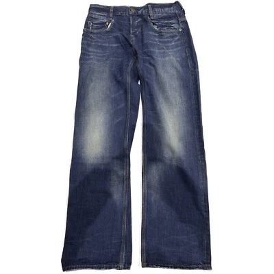 G-STAR Men's Medium Aged Blue New Radar Low Loose Jeans RRP £80