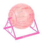 &quot;Compact and Portable Hamster Exercise Ball - Red - 3.6 inch - Stand Included&quot;
