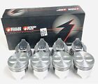 SEALED POWER Cast Flat Top 4-relief Pistons Set/8 for Chevy SB 327 STANDARD bore