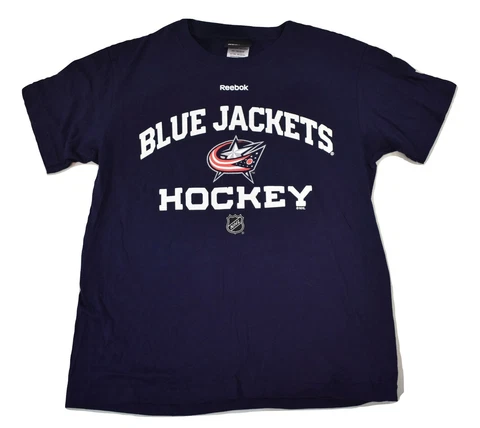 Reebok Youth Boys NHL Columbus Blue Jackets Rick Nash Shirt New S, M Cover