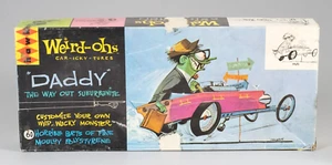 Vtg 1963 Hawk Model Weird-ohs Car-icky-tures “DAddy” The Way Out Suburbanite - Picture 1 of 8