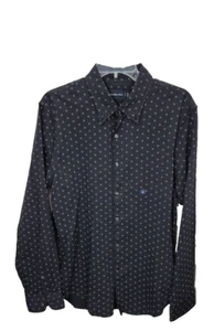 Abercrombie & Fitch Shirt Mens Med Black Diamond Long Sleeve Button Down NEW - Picture 1 of 10