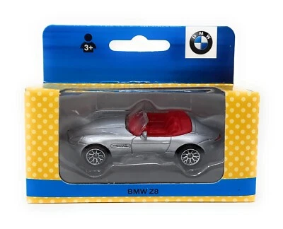 Matchbox Superfast BMW Z8 Roadster argento. BMW Exclusiv Series Germany. Scat... - Immagine 1 di 2