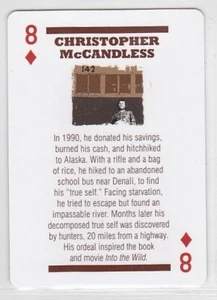 Tarjeta de juego coleccionable Christopher McCandless - Imagen 1 de 1