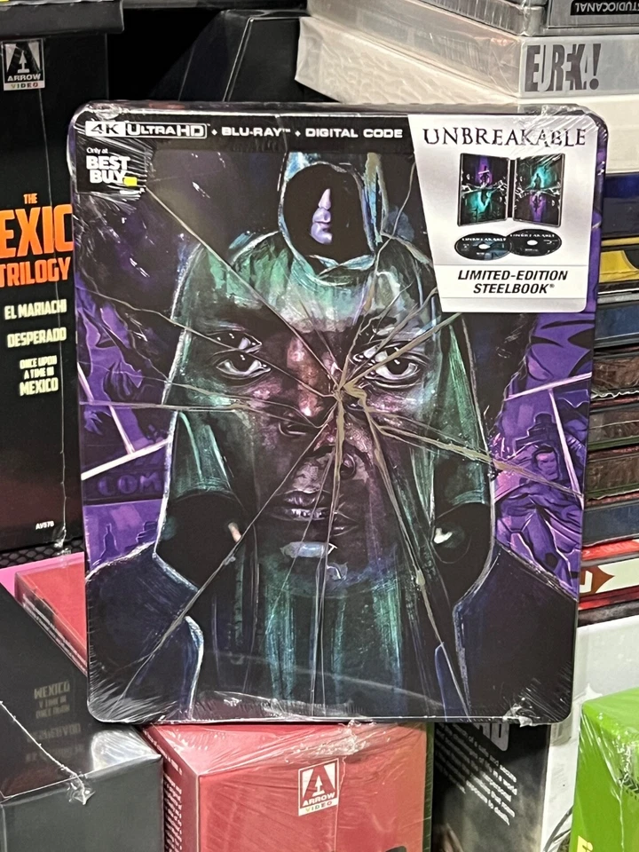 Unbreakable (4K ULTRA HD / BLU-RAY BEST BUY LIMITED EDITION STEELBOOK BRAND NEW! Foto 1 de 4