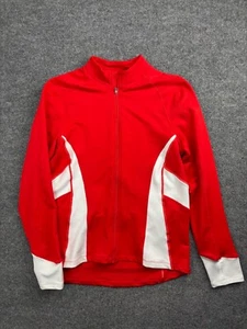Novara Cycling Jacket Women's L Red White Full Zip Pockets Mountain Bike - Picture 1 of 8