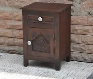 Wohnzimmer Schlafzimmer Mango Holz Seite Schrank Schublade Ablagetisch Für Klein - Bild 1 von 7